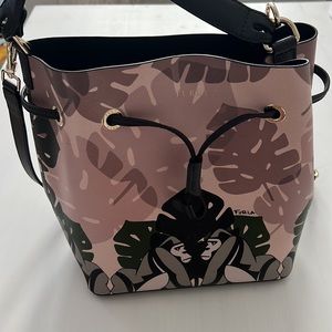 Leather Furla Tropical Handbag